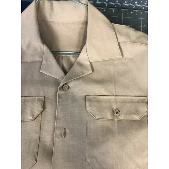 Vintage US Military Uniform Class A Khaki Short Sleeve Shirt Korean War Era - Picture 2 of 3